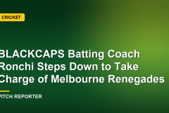 BLACKCAPS Batting Coach Ronchi Steps Down to Take Charge of Melbourne Renegades