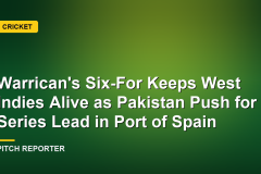 Warrican's Six-For Keeps West Indies Alive as Pakistan Push for Series Lead in Port of Spain